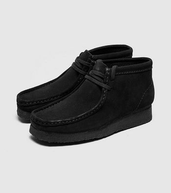 Botasky Clarks Originals Wallabee Boot Wallabee Boot - Damske Topanky Čierne | CUT-635710